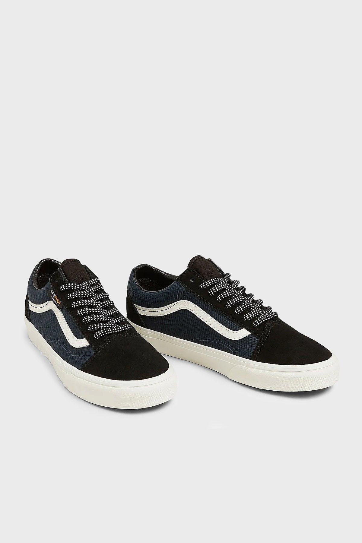 Vans Old Skool Logolu Süet Detaylı Bağcıklı Sneaker Unisex Ayakkabı VN000CT8LKZ1 SİYAH-LACİVERT