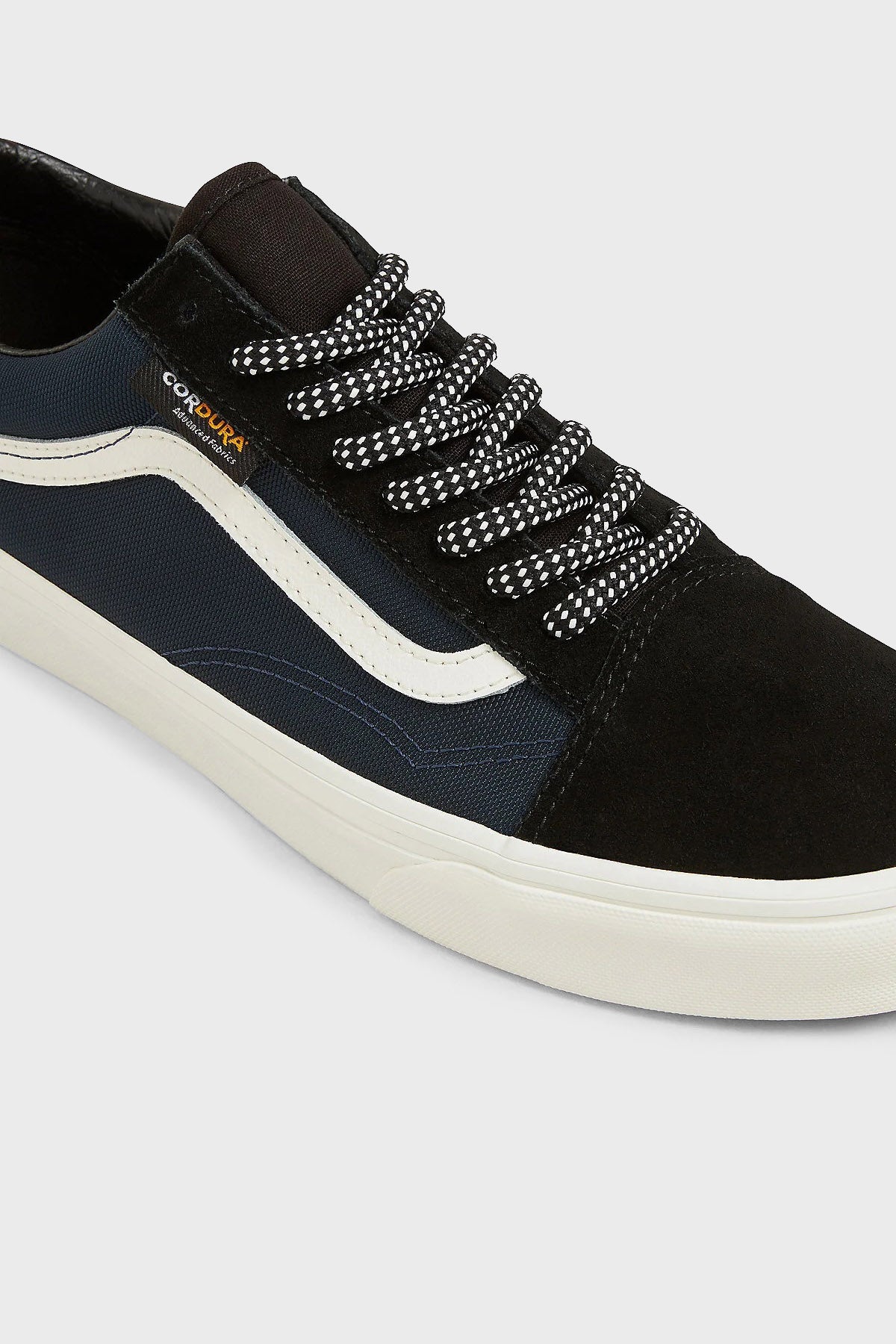 Vans Old Skool Logolu Süet Detaylı Bağcıklı Sneaker Unisex Ayakkabı VN000CT8LKZ1 SİYAH-LACİVERT