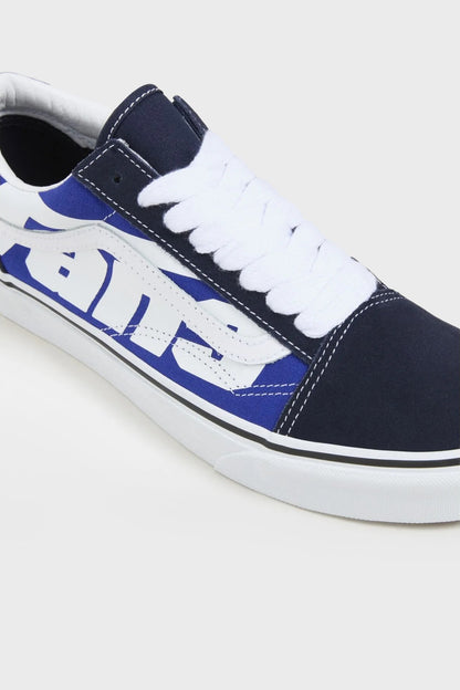 Vans Old Skool Snekaer Unisex Ayakkabı VN000CT8Y6Z1 MAVİ-BEYAZ