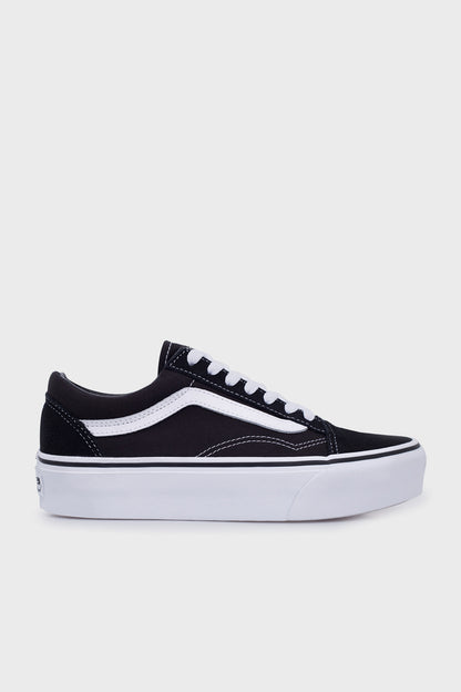 Vans Ua Old Skool Platform Sneaker Unisex Ayakkabı VN0A3B3UY281 SİYAH-BEYAZ