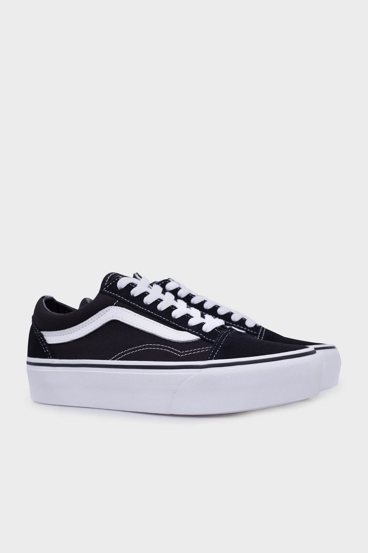 Vans Ua Old Skool Platform Sneaker Unisex Ayakkabı VN0A3B3UY281 SİYAH-BEYAZ