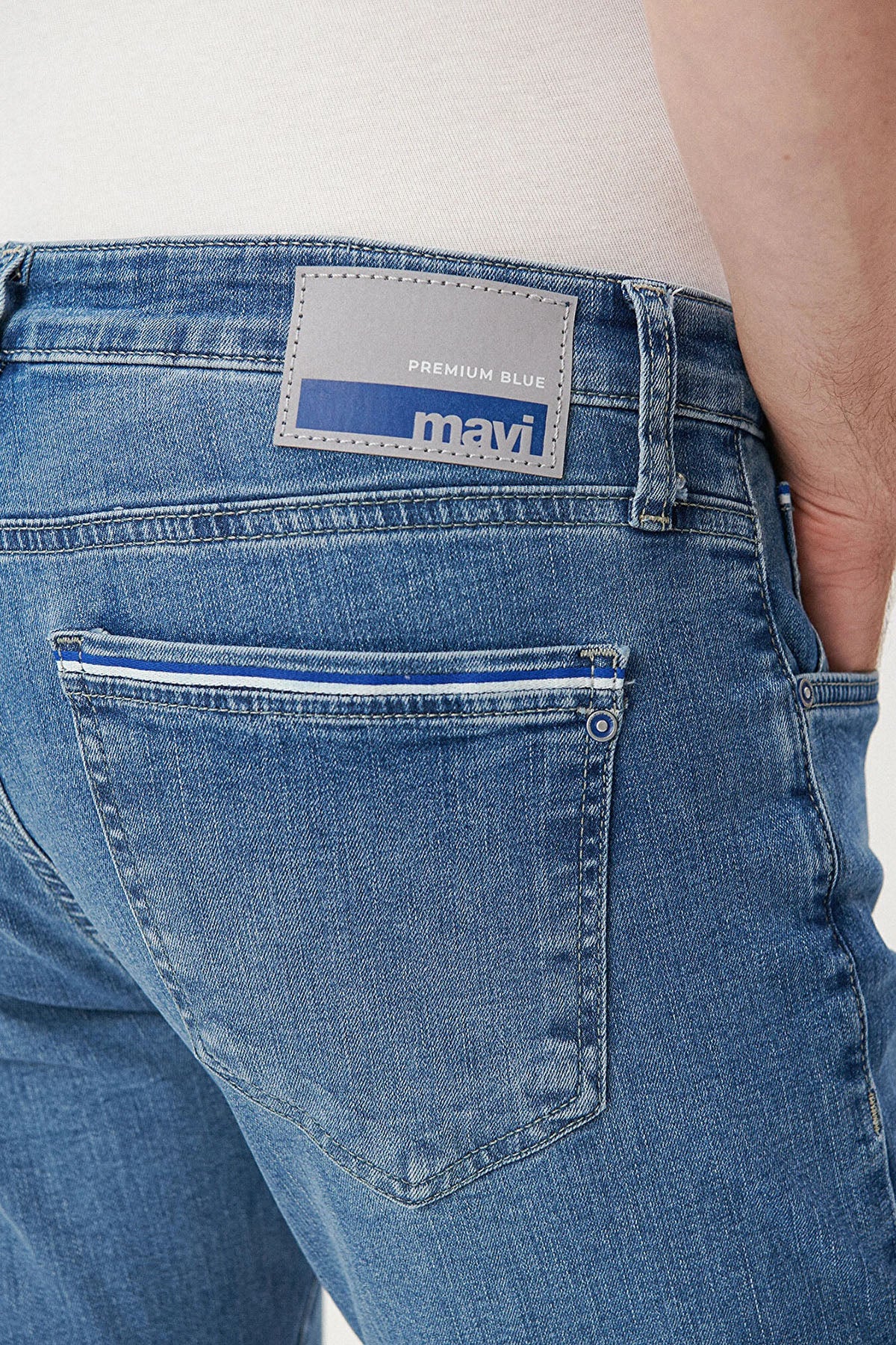 Mavi Marcus Slim Straight Daralan Paça Jeans Erkek Kot Pantolon 0035183710 MAVİ