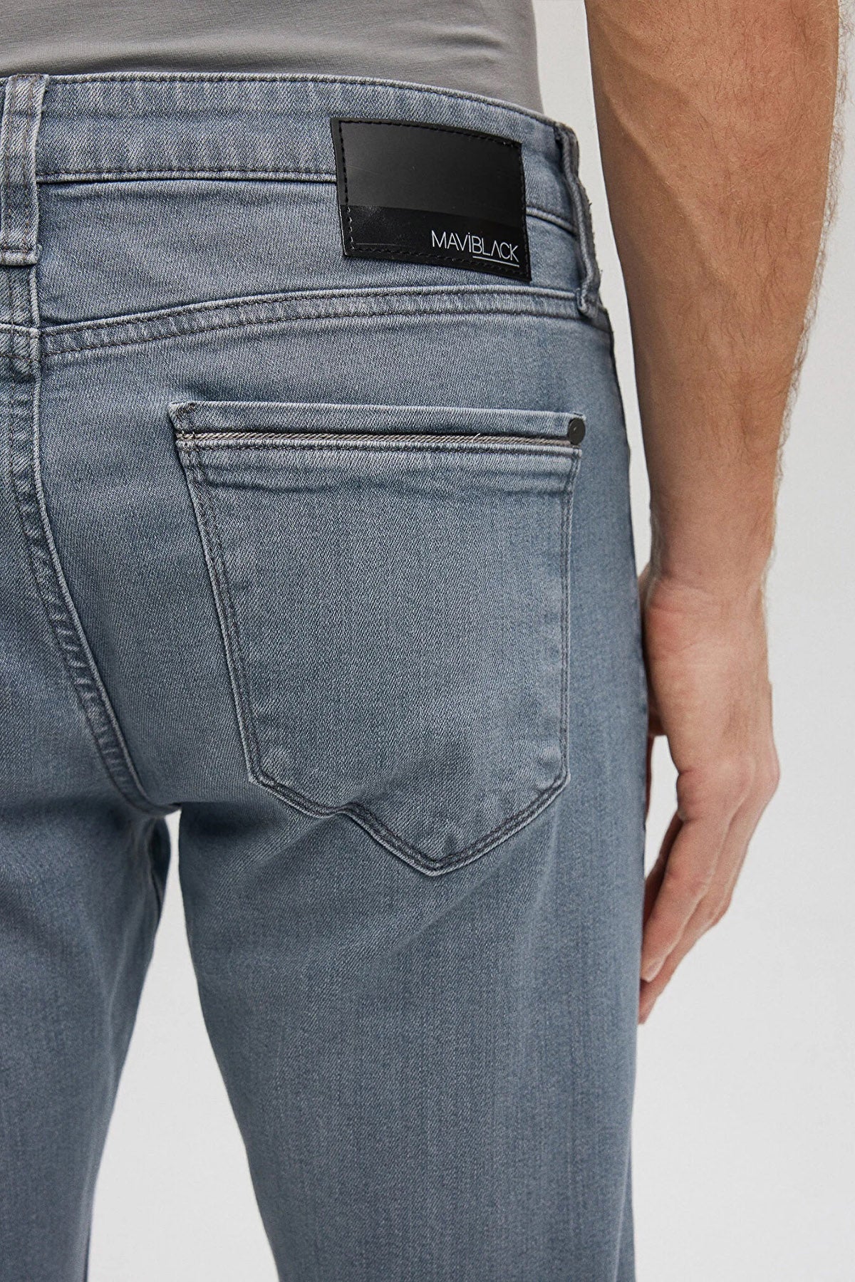 Mavi Jake Skinny Normal Bel Dar Paça Jeans Erkek Kot Pantolon 0042286528 GRİ