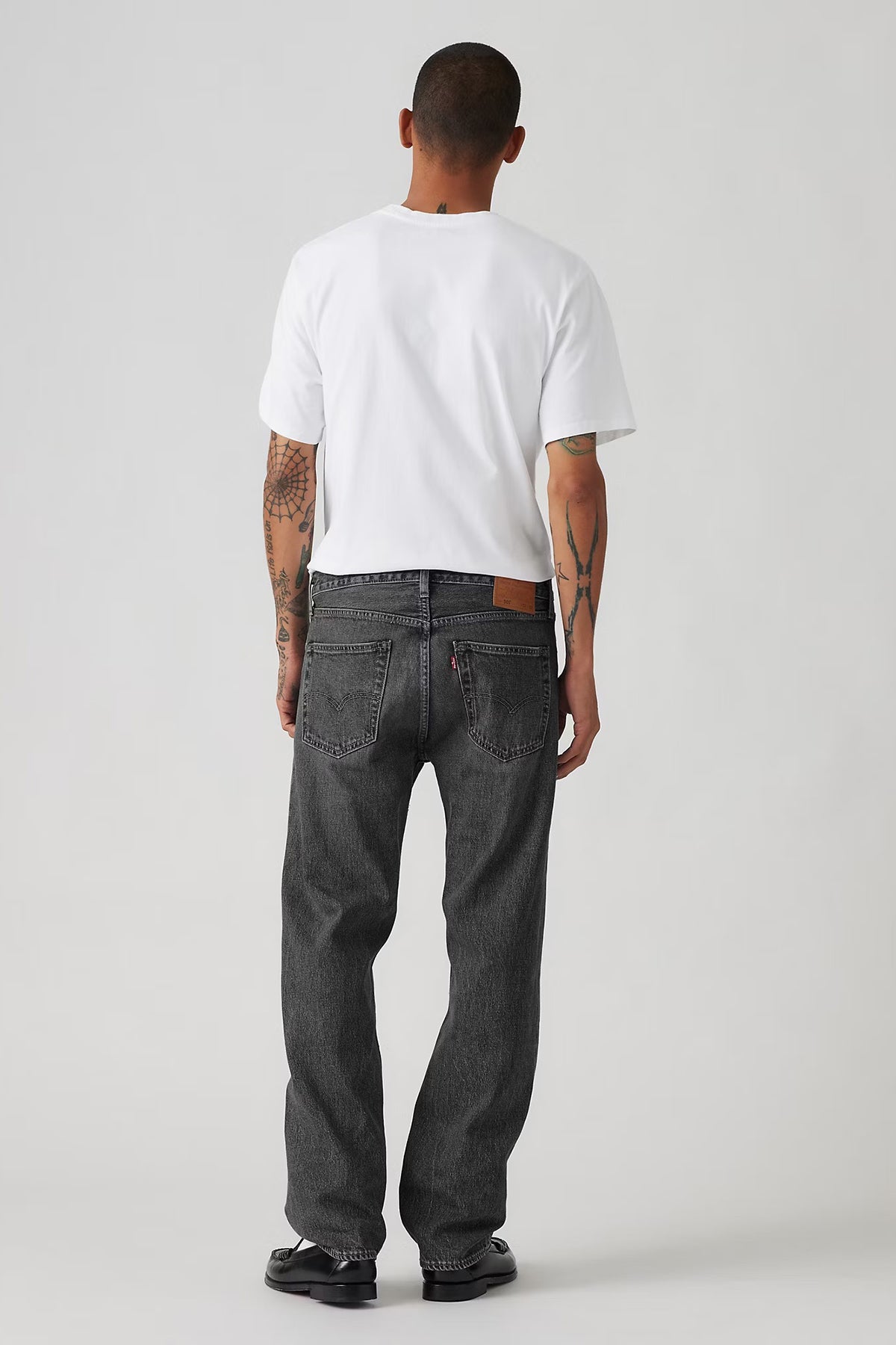 Levi's 501 Pamuklu Straight Fit Normal Bel Düz Paça Jeans Erkek Kot Pantolon 00501-3371 KOYU GRİ