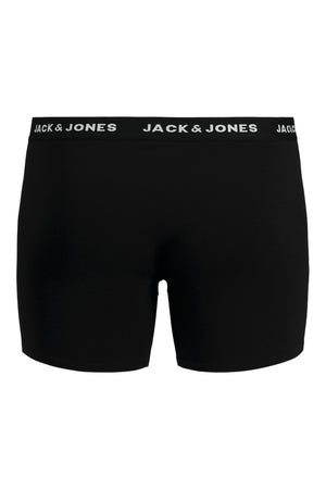 Jack & Jones Streç Pamuklu Büyük Beden 5 Pack Erkek Boxer 12194944 SİYAH