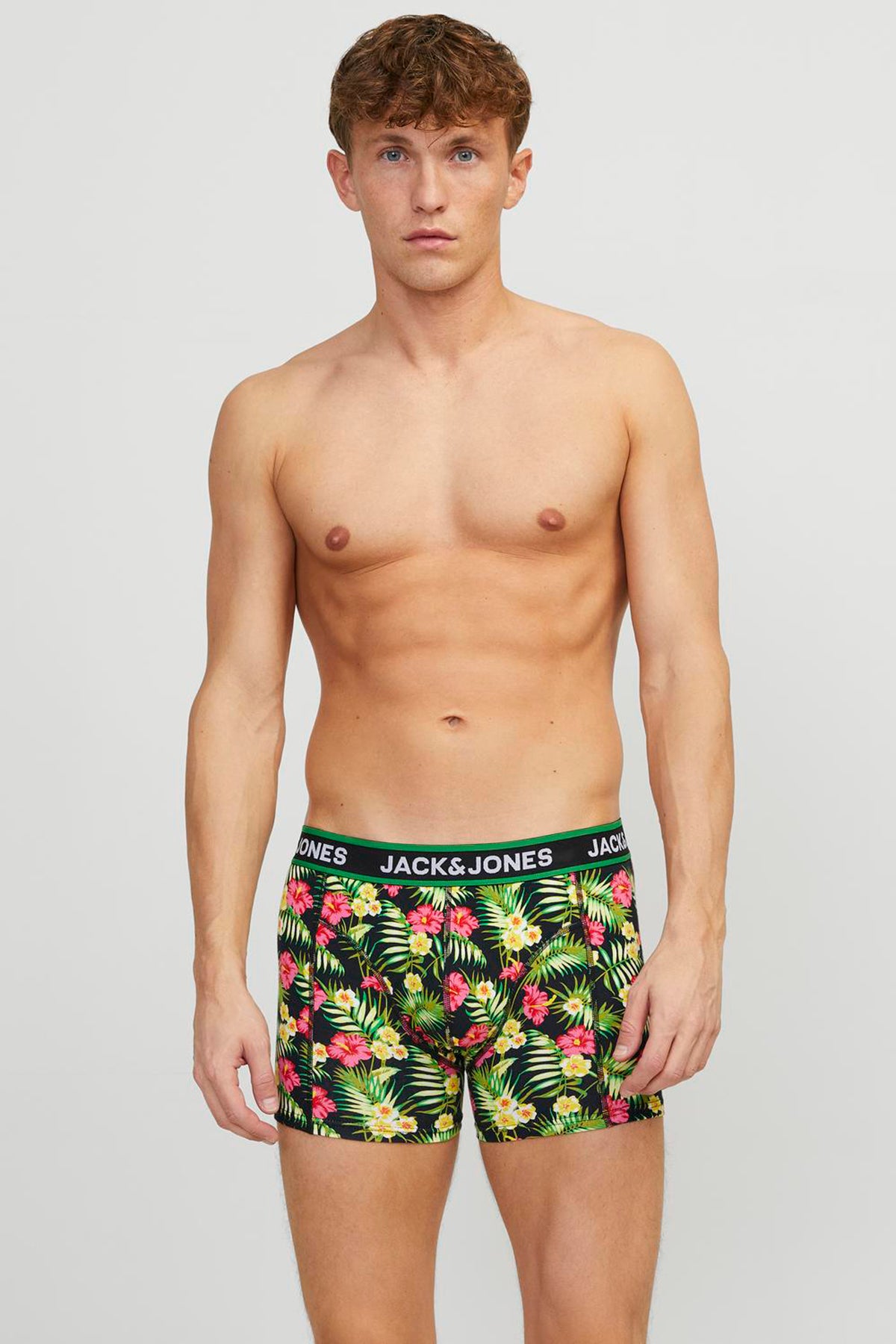 Jack & Jones Additionals Jacpink Pamuklu Streç 3 Pack Erkek Boxer 12250612 SİYAH