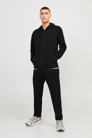 Jack & Jones Core Jcocloud Streç Pamuklu Relaxed Fit Kapüşonlu Erkek Sweat 12253764 SİYAH