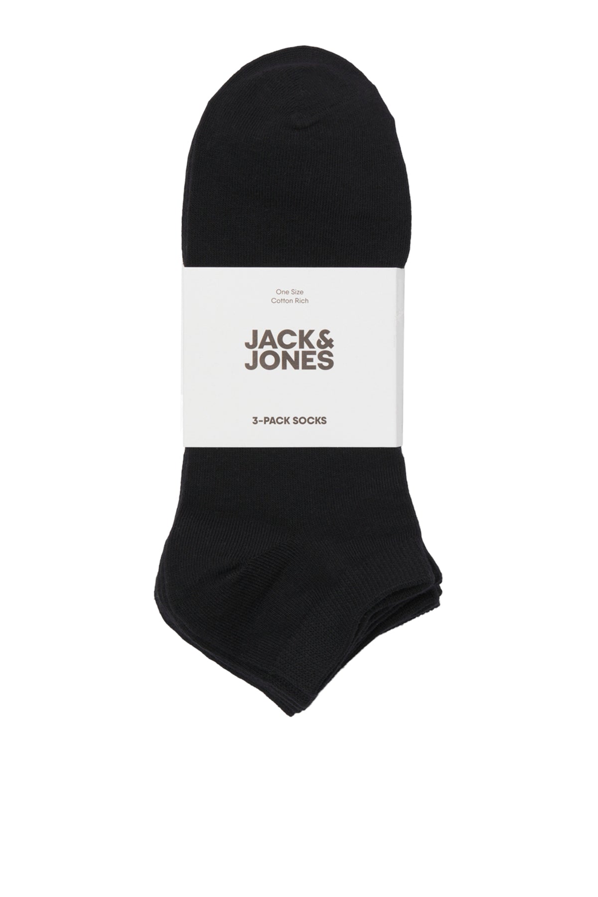 Jack & Jones Additionals Jaclouis Pamuk Karışımlı 3 Pack Erkek Çorap 12260079 SİYAH