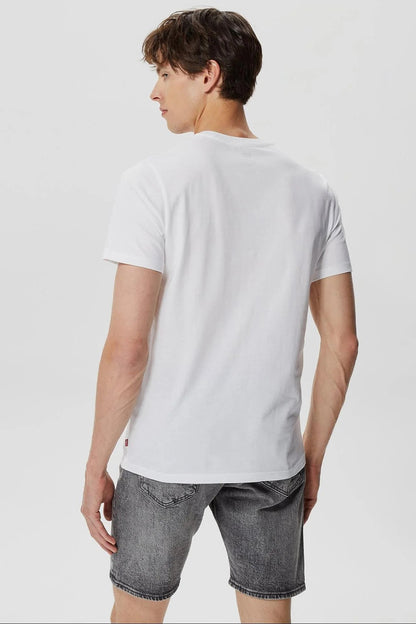 Levi's Bisiklet Yaka % 100 Pamuk Relaxed Fit Erkek T Shirt 17783-0315 BEYAZ