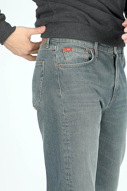 Lee Cooper Ricky % 100 Pamuk Straight Fit Normal Bel Bol Paça Jeans Erkek Kot Pantolon 251 LCM 121019 DN2115 AÇIK LACİVERT