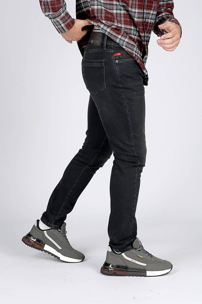 Lee Cooper Jack Streç Pamuklu Slim Fit Normal Bel Dar Paça Jeans Erkek Kot Pantolon 251 LCM 121022 DN1938 SİYAH