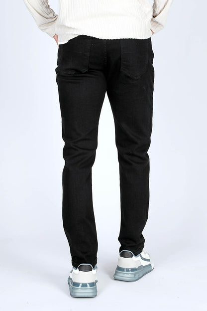 Lee Cooper Jack Streç Pamuklu Slim Fit Normal Bel Boru Paça Jeans Erkek Kot Pantolon 251 LCM 121024 DN0199 SİYAH