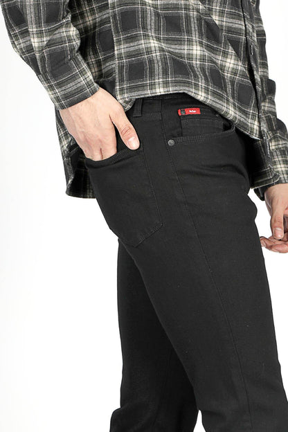 Lee Cooper Jagger Streç Pamuklu Straight Fit Normal Bel Boru Paça Jeans Erkek Kot Pantolon 251 LCM 121051 DN0199 SİYAH