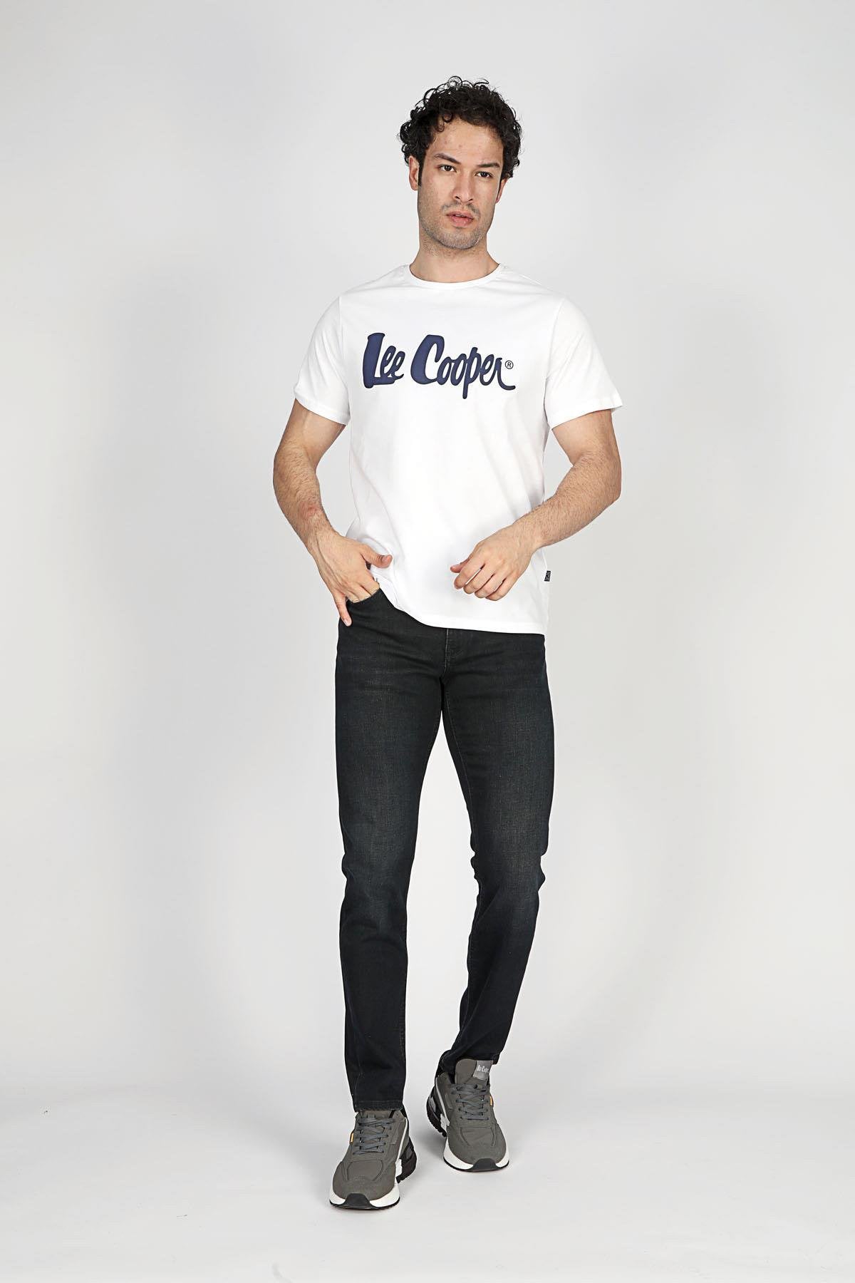 Lee Cooper Jagger Streç Pamuklu Slim Straight Normal Bel Daralan Paça Jeans Erkek Kot Pantolon 251 LCM 121052 DN1379 SİYAH