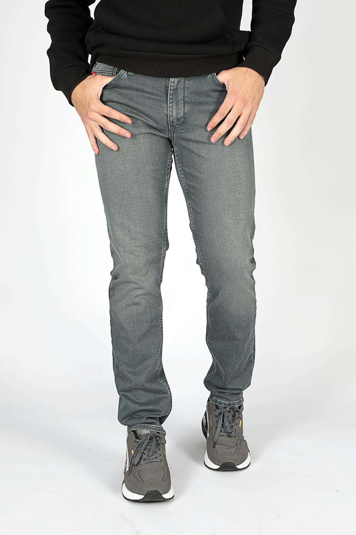 Lee Cooper Jagger Streç Pamuklu Slim Straight Normal Bel Daralan Paça Jeans Erkek Kot Pantolon 251 LCM 121055 DN1129 MAVİ