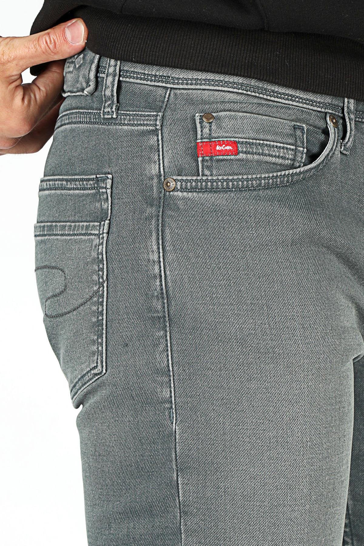 Lee Cooper Jagger Streç Pamuklu Slim Straight Normal Bel Daralan Paça Jeans Erkek Kot Pantolon 251 LCM 121055 DN1129 MAVİ