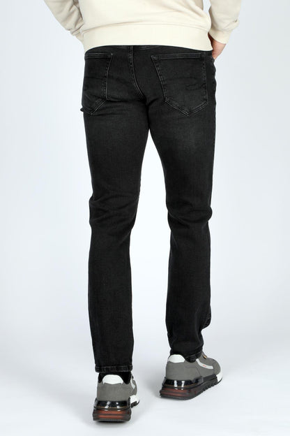 Lee Cooper Jagger Streç Pamuklu Slim Straight Normal Bel Daralan Paça Jeans Erkek Kot Pantolon 251 LCM 121057 DN2091 SİYAH