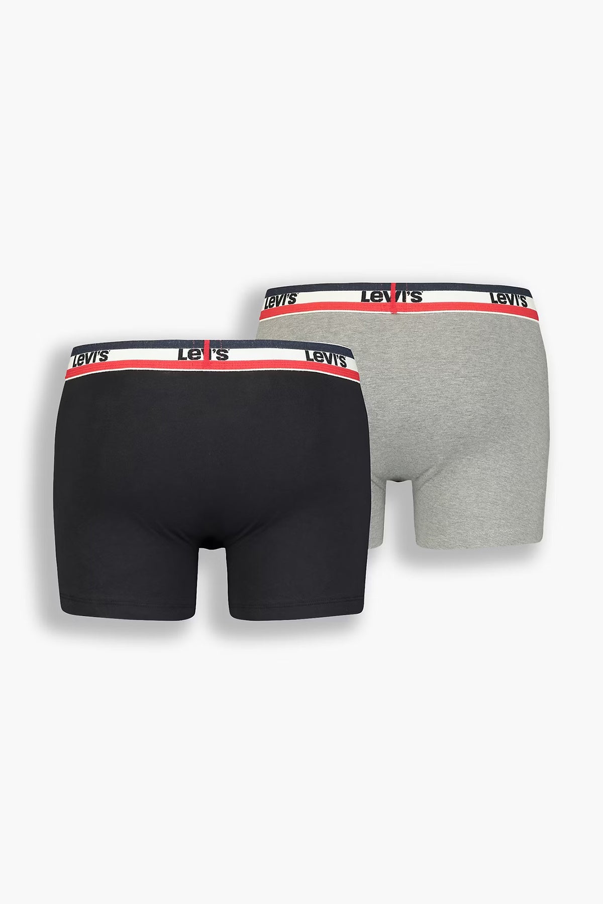 Levi's Streç Pamuklu 2 Pack Erkek Boxer 37149-0544 SİYAH-GRİ