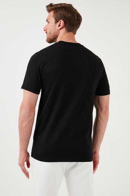 Buratti Pamuklu Regular Fit 2'li Basic Erkek T Shirt 59020202 SİYAH-SİYAH