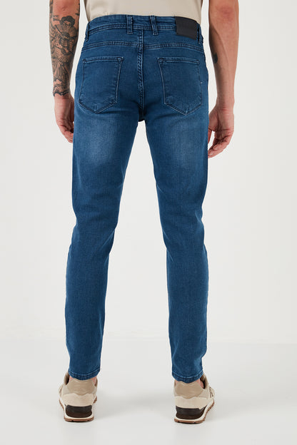 Buratti Pamuklu Yüksek Bel Slim Fit Jeans Erkek Kot Pantolon 6440305 AÇIK MAVİ