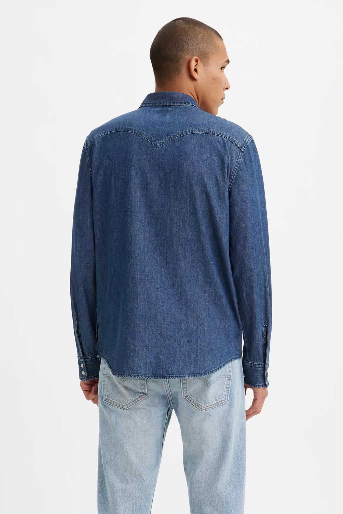 Levi's Pamuklu Çift Cepli Regular Fit Erkek Kot Gömlek 85745-0073 LACİVERT