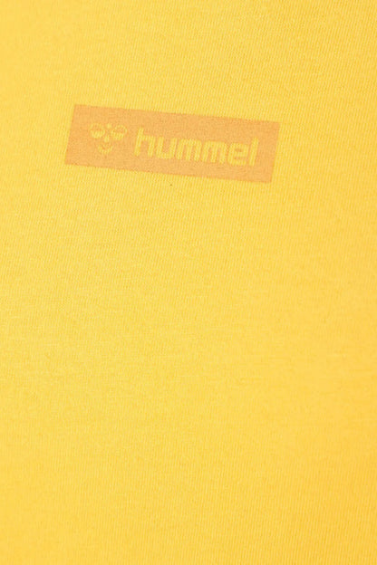 Hummel Javon Pamuklu Oversize Bisiklet Yaka Erkek T Shirt 911806-2523 SARI