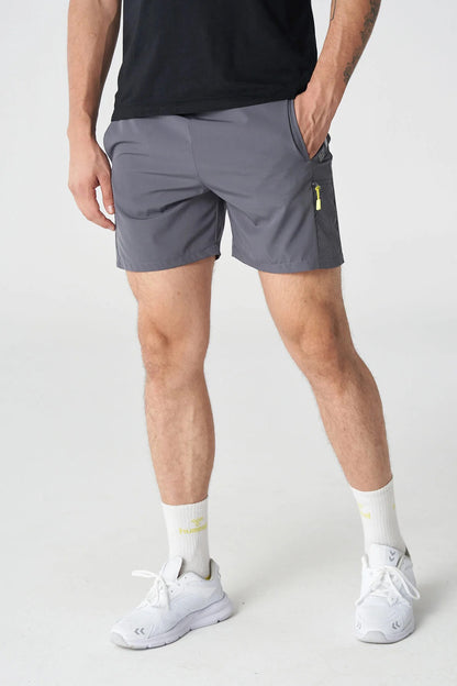 Hummel Ryen Regular Fit Cepli Kısa Erkek Short 931881-3902 KOYU GRİ