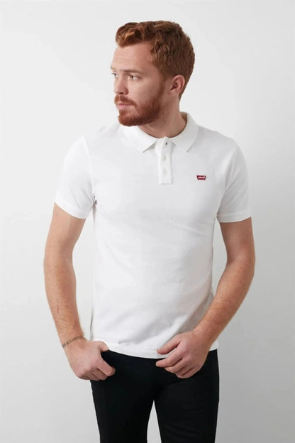 Levi's Pamuklu Regular Fit Erkek Polo Yaka T Shirt A0229-0006 BEYAZ