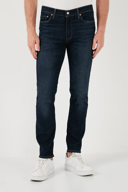 Levi's LSE 511 Normal Bel Slim Fit Dar Paça Jeans Erkek Kot Pantolon A2081-0000 LACİVERT