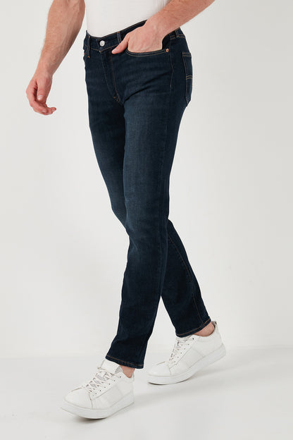 Levi's LSE 511 Normal Bel Slim Fit Dar Paça Jeans Erkek Kot Pantolon A2081-0000 LACİVERT