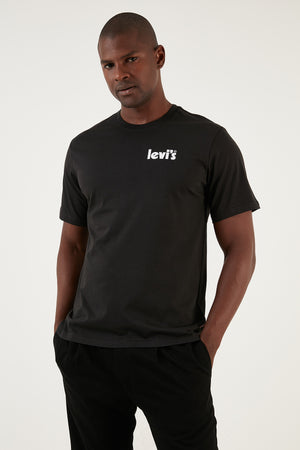 Levi's % 100 Pamuk Relaxed Fit Bisiklet Yaka Erkek T Shirt A2082-0114 SİYAH