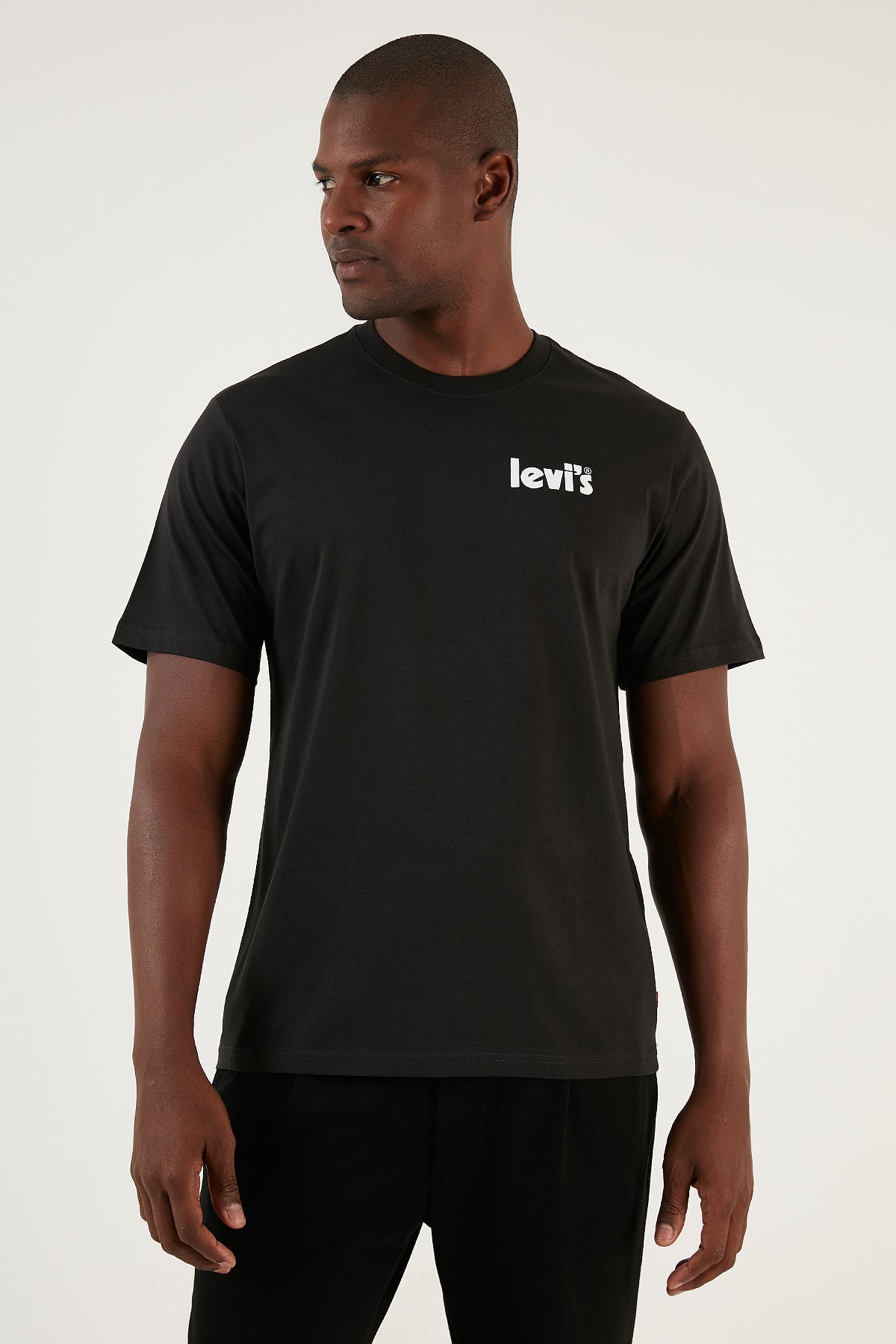 Levi's % 100 Pamuk Relaxed Fit Bisiklet Yaka Erkek T Shirt A2082-0114 SİYAH