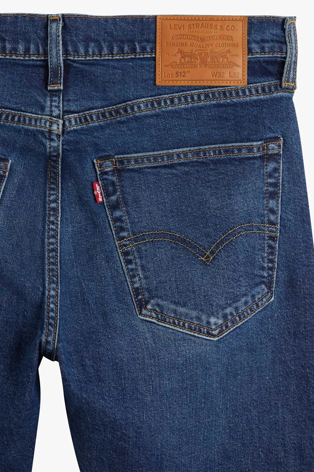 Levi's 512 Streç Pamuklu Slim Tapered Fit Jeans Erkek Kot Pantolon A2087-0067 LACİVERT