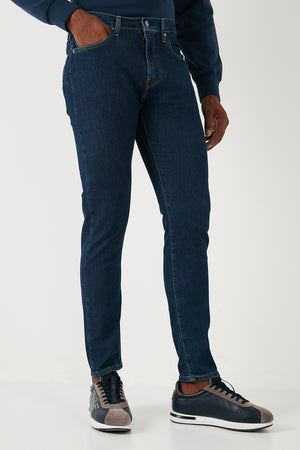 Levi's 512 Pamuklu Slim Tapered Fit Jeans Erkek Kot Pantolon A2087-0069 LACİVERT