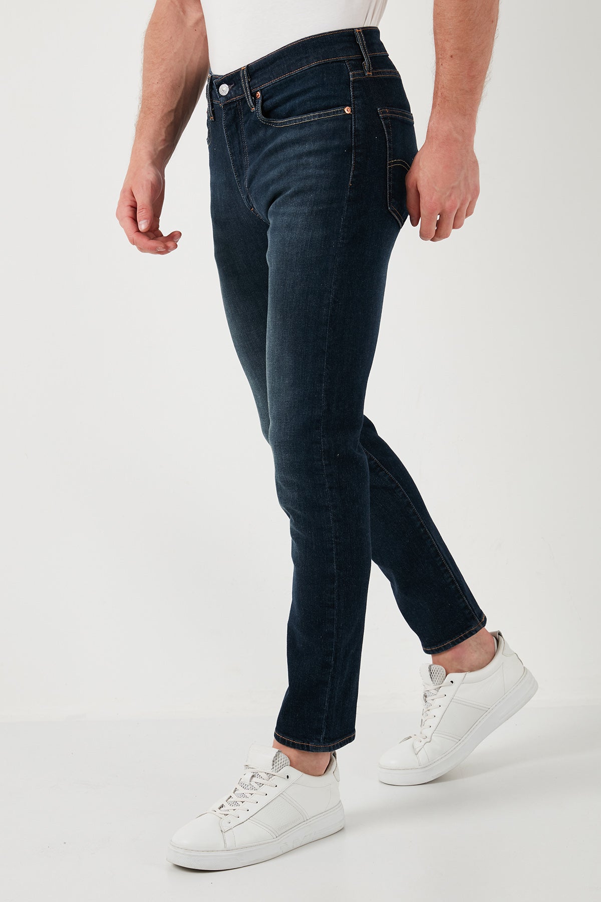 Levi's LSE 502 Normal Bel Tapered Fit Jeans Erkek Kot Pantolon A2088-0000 LACİVERT