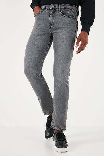 Levi's LSE 502 Pamuklu Regular Fit Normal Bel Düz Paça Jeans Erkek Kot Pantolon A2088-0025 GRİ