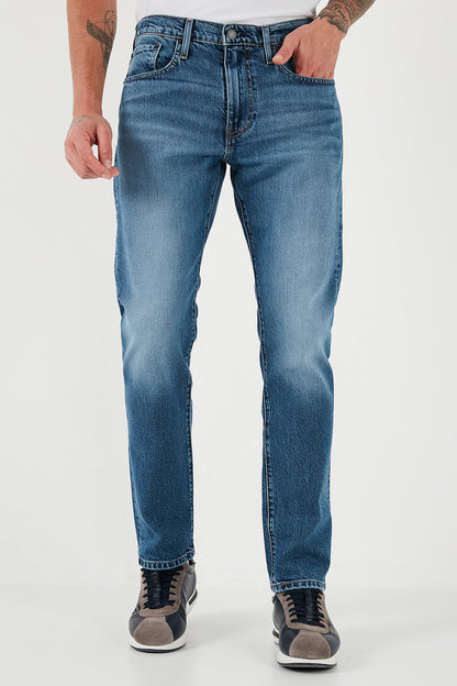 Levi's LSE 502 Regular Tapered Normal Bel Jeans Erkek Kot Pantolon A2088-0033 MAVİ