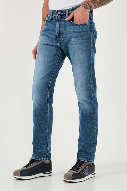 Levi's LSE 502 Regular Tapered Normal Bel Jeans Erkek Kot Pantolon A2088-0033 MAVİ