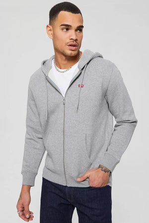 Levi's Pamuklu Regular Fit Kapüşonlu Fermuarlı Erkek Sweat A7770-0003 GRİ