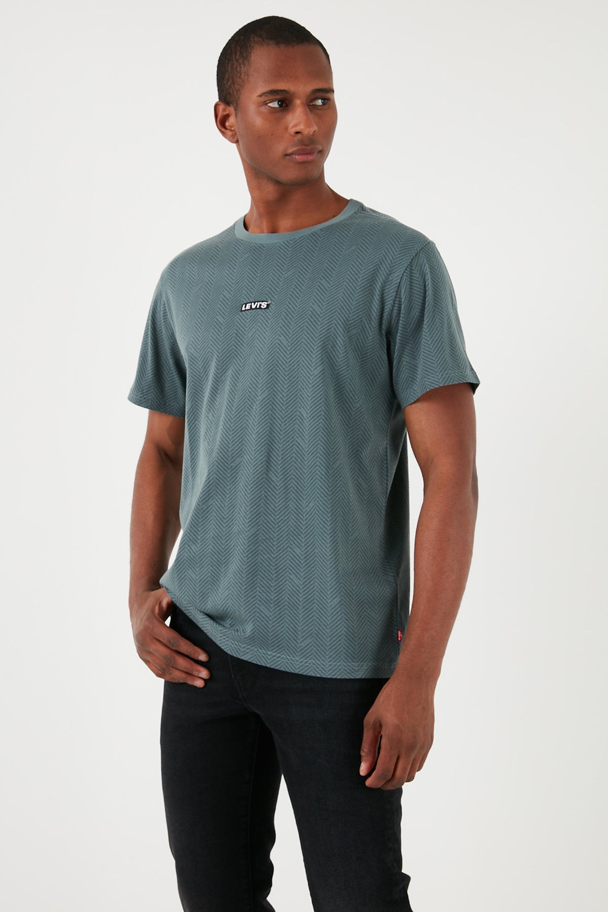 Levi's Pamuklu Relaxed Fit Erkek T Shirt A7772-0001 HAKİ