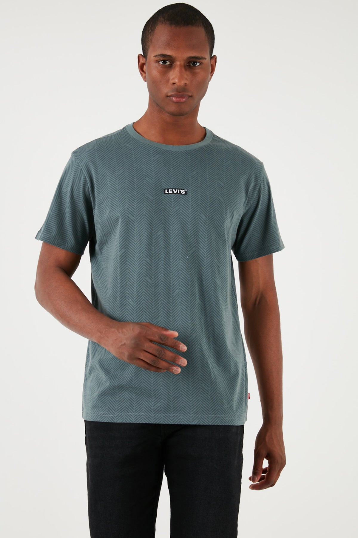 Levi's Pamuklu Relaxed Fit Erkek T Shirt A7772-0001 HAKİ