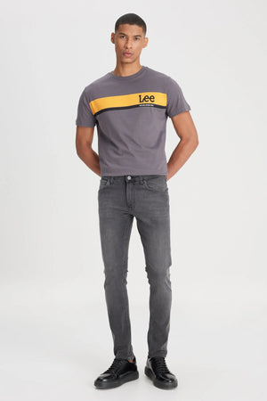 Lee Düşük Bel Slim Tapered Fit Dar Paça Jeans Erkek Kot Pantolon L211034003 003 ANTRASİT