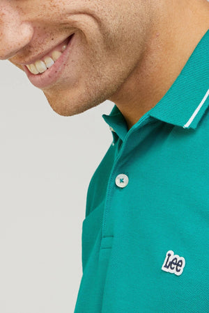 Lee % 100 Pamuk Slim Fit Düğmeli Erkek Polo T Shirt L61ARLA12 BENETTON