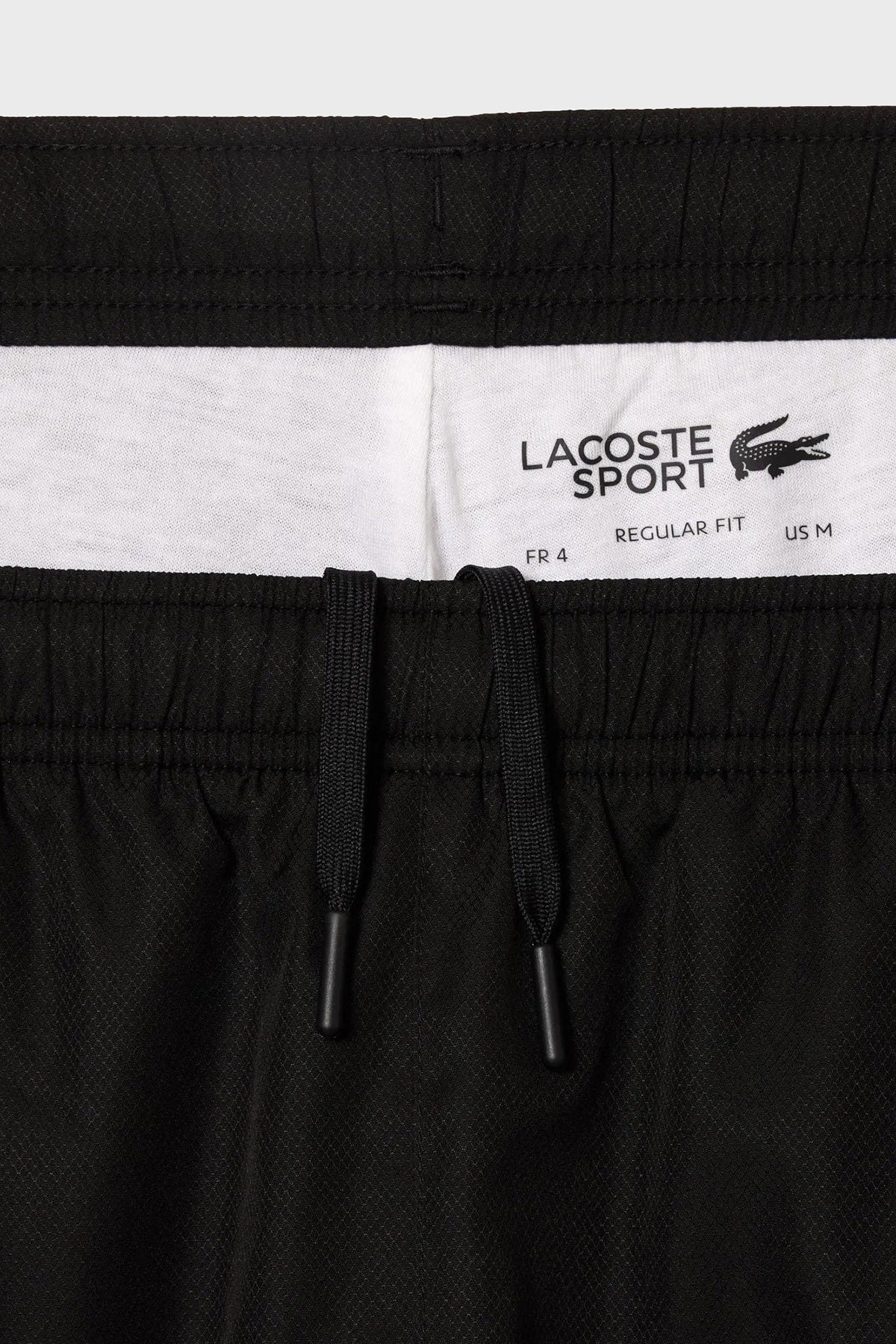 Lacoste Renk Bloklu Regular Fit Kapüşonlu Yaka Erkek Eşofman Takımı WH1793 MPI SİYAH