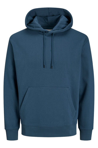 Jack & Jones Essentials Jjestar Pamuklu Kapüşonlu Erkek Sweat 12208157 İNDİGO