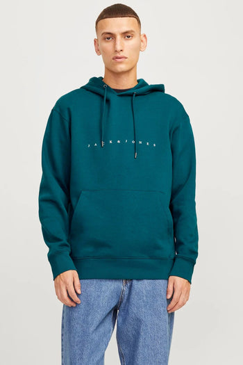 Jack & Jones Essentials Jjestar Kapüşonlu Cepli Relaxed Fit Erkek Sweat 12233972 KOYU YEŞİL