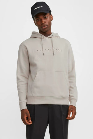 Jack & Jones Essentials Jjestar Kapüşonlu Cepli Relaxed Fit Erkek Sweat 12233972 TAŞ