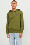 Jack & Jones Core Jcowaffle Kapüşonlu Erkek Sweat 12242225 Olive