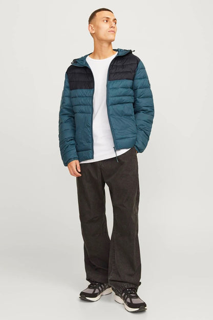 Jack & Jones Essentials Jjesprint Comfort Fit Ayarlanabilir Kapüşonlu Erkek Mont 12258441 PETROL