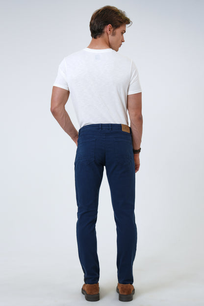 Back & Bond Pamuklu Slim Fit Chino Erkek Pantolon B33W32000 119 LACİVERT